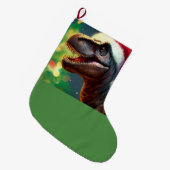 Kerstmis T-Rex 2 Grote Kerstsok (Voorkant (Hangend))