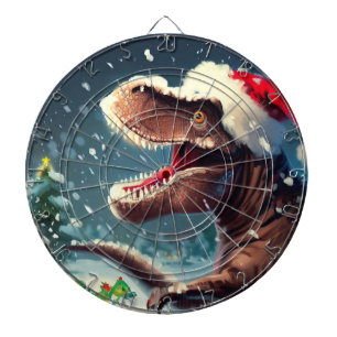 Kerstmis T-Rex (3) Dartbord