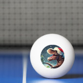 Kerstmis T-Rex (3) Pingpongbal (Net)