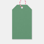 Kerstmis T Rex Cadeaulabel (Achterkant)