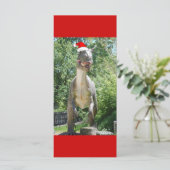 Kerstmis T-Rex Dinosaur (Staand voorkant)