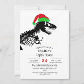 Kerstmis T-Rex Kaart (Voorkant)