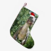 Kerstmis T-Rex Kleine Kerstsok (Voorkant (Hangend))