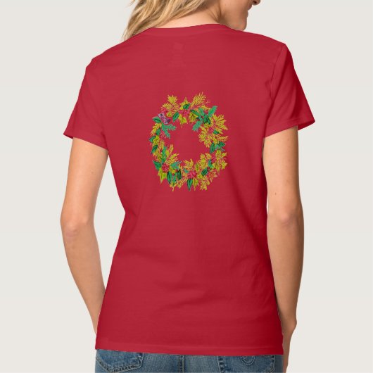Kerstmis T-shirt (Achterkant)