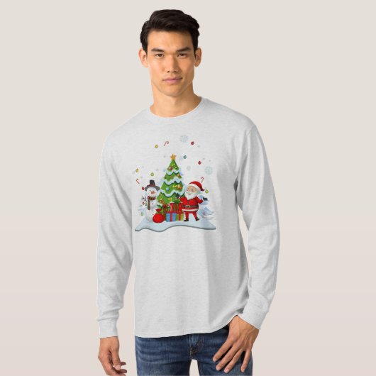 Kerstmis T-shirt (Voorkant volledig)