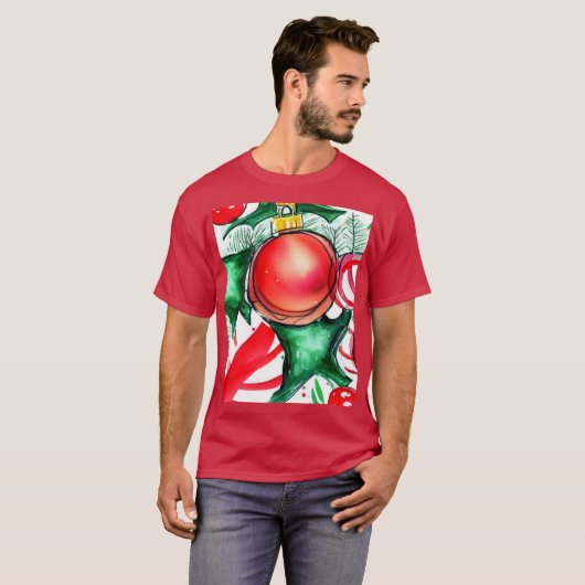 Kerstmis T-shirt (Voorkant volledig)