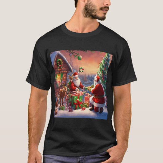kerstmis t-shirt (Voorkant)