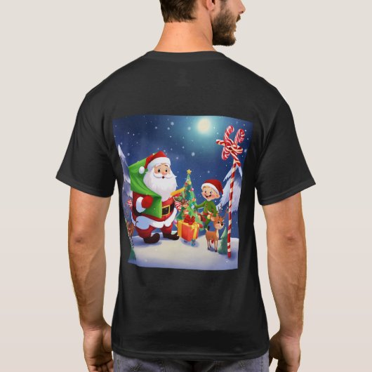 kerstmis t-shirt (Achterkant)