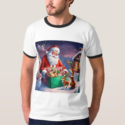 kerstmis t-shirt (Voorkant)