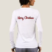 Kerstmis T-Shirt – Feestelijke Xmas Typografie (Achterkant)
