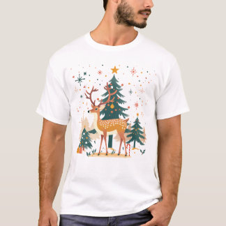 Kerstmis T-Shirt met Feestelijke Sfeer