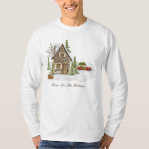 Kerstmis T-shirt met lange mouwen