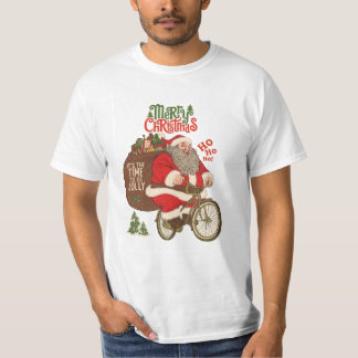 Kerstmis T-shirt met vintage Sint
