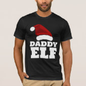 KERSTMIS T-SHIRT VOOR DE PAPA ELF (Voorkant)