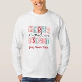 Kerstmis T-shirt voor familie met naam