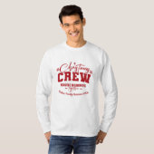 Kerstmis T-shirt voor familie met naam (Voorkant volledig)