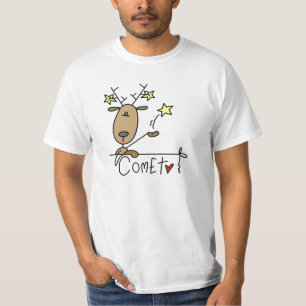 Kerstmis T-shirts en cadeaus met kometen rendieren