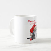 Kerstmis Tabby Kat Koffiemok (Voorkant links)
