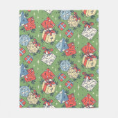 KERSTMIS TAFELBLAD GAMING DOBBELPATROON FLEECE DEKEN (Voorkant)