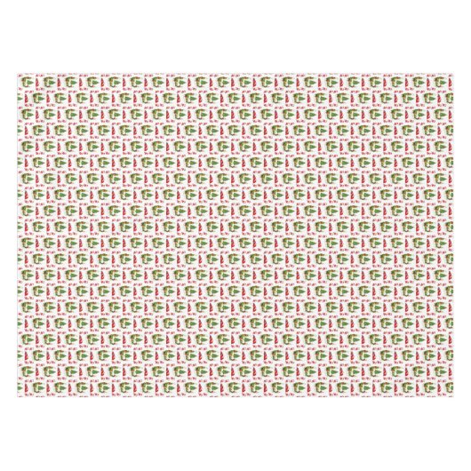 Kerstmis Tafelkleed (Voorkant (Horizontaal))