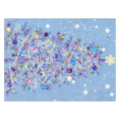 Kerstmis tafelkleed met mooie kerstboom (Voorkant (Horizontaal))