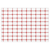 Kerstmis tafelkleed, rode strik tafelkleed (Voorkant (Horizontaal))