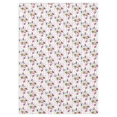 Kerstmis tafelkleed, roze auto elf, lichten tafelkleed (Voorkant)