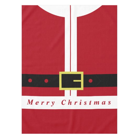 Kerstmis Tafelkleed Santa Design (Voorkant)