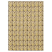 Kerstmis tafelkleed, vrolijk gouden engel tafelkleed (Voorkant)