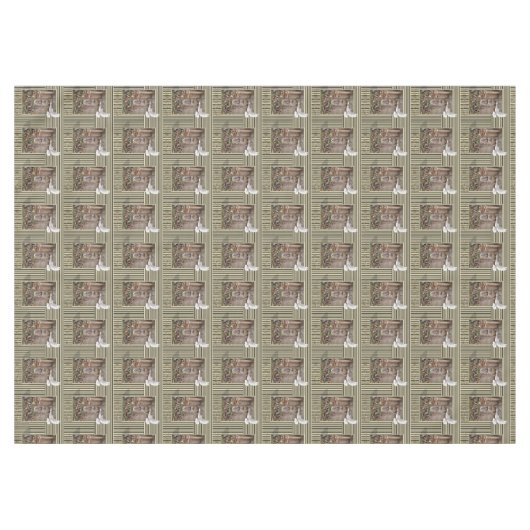 Kerstmis tafelkleed, vrolijk, Jezus Geboorte Tafelkleed (Voorkant (Horizontaal))