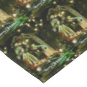 Kerstmis tafelkleed, Vrolijk Kerstfeest, Jezus Chr Tafelkleed (Gekanteld)