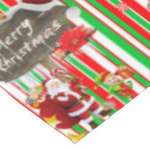Kerstmis tafelkleed, Vrolijk Kerstfeest, Santa Elf Tafelkleed (Gekanteld)