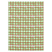 Kerstmis tafelkleed, watermeloen witte boog tafelkleed (Voorkant)