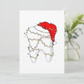 Kerstmis Tandarts grap kerst Kaart (Staand voorkant)