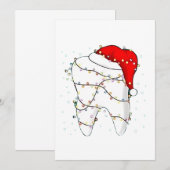 Kerstmis Tandarts grap kerst Kaart (Voorkant / Achterkant)