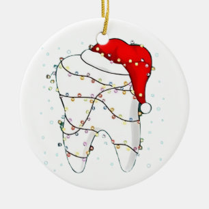 Kerstmis Tandarts Kerst Grappig Keramisch Ornament