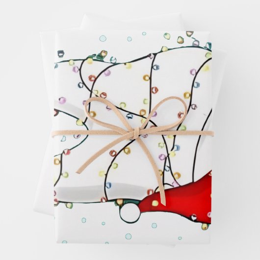 Kerstmis Tandheelkundige Grappige Tandarts Vakanti Inpakpapier Vel (In situ)