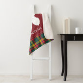 Kerstmis Tartan Clan Buchanan Pset Home Sweet Sherpa Deken (In situ)