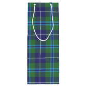 Kerstmis Tartan Clan Douglas Pset Check Wijn Cadeautas (Achterkant)