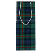 Kerstmis Tartan Clan Robertson Pset Check Wijn Cadeautas (Achterkant)