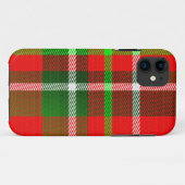 Kerstmis Tartan Patroon Case-Mate iPhone Case (Achterkant (horizontaal))