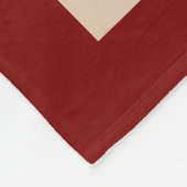 Kerstmis teckel fleece deken (Hoek)