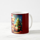 Kerstmis Teddy Bear 1 Koffiemok (Voorkant rechts)