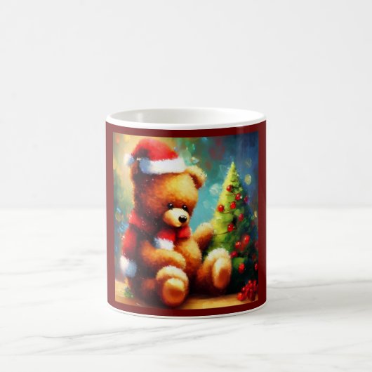 Kerstmis Teddy Bear 1 Koffiemok (Center)