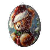 Kerstmis Teddybeer (2) Dartbord (Voorkant Rechts)