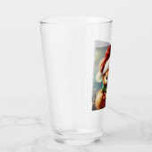 Kerstmis Teddybeer 2 Glas (Rechts)