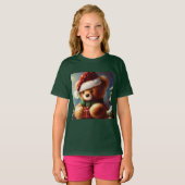 Kerstmis Teddybeer 2 T-shirt (Voorkant volledig)