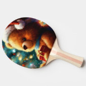 Kerstmis Teddybeer (3) Tafeltennisbatje (Zijkant)