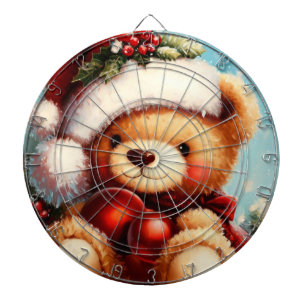Kerstmis Teddybeer (4) Dartbord