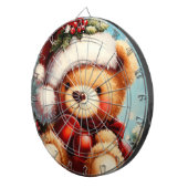 Kerstmis Teddybeer (4) Dartbord (Voorkant Rechts)